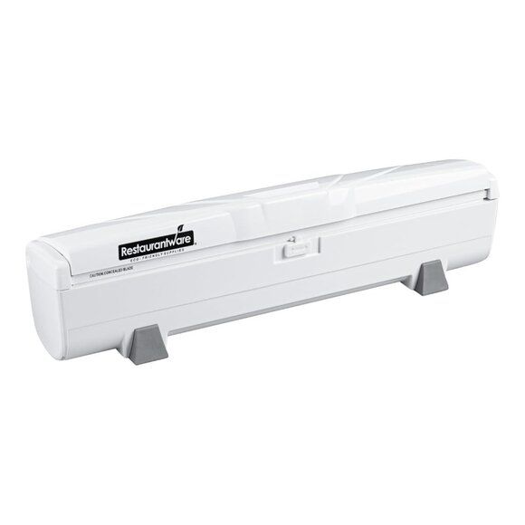 Cling Wrap Foil Dispenser w/ Cutter Fits 12 to 18in x 1000ft Rolls Restaurant - Picture 1 of 6
